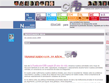 Tablet Screenshot of fundaciongeb.org.ar